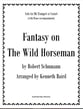 Fantasy on The Wild Horseman, for Trumpet and Piano P.O.D cover